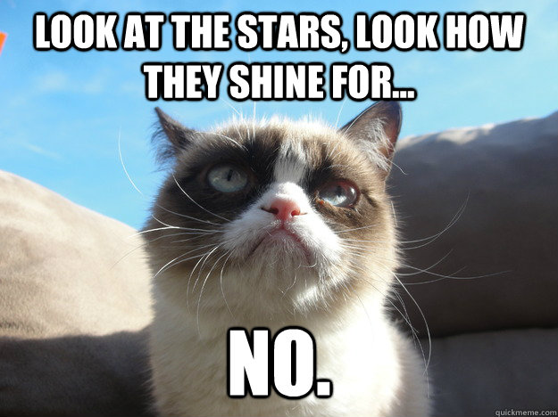 Look at the stars, look how they shine for... NO. - Look at the stars, look how they shine for... NO.  Misc