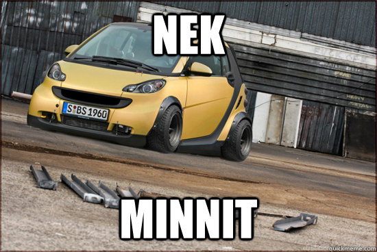 Nek  MINNIT - Nek  MINNIT  Nek Minnet-Slammed smart car