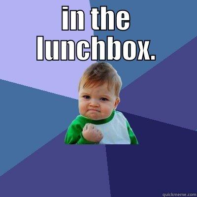 NOTE FROM MOM  IN THE LUNCHBOX. Success Kid