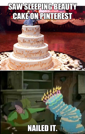 Saw sleeping beauty cake on Pinterest Nailed it. - Saw sleeping beauty cake on Pinterest Nailed it.  Sleeping Beauty nailed it