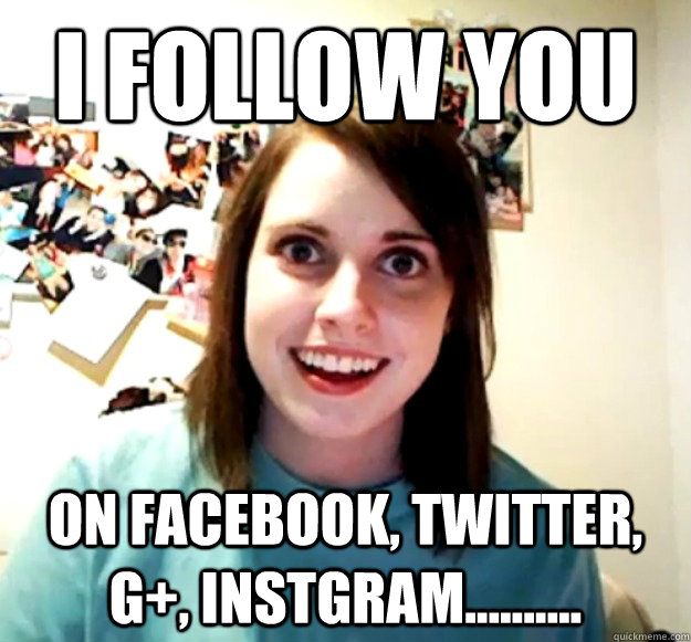 i follow you  on facebook, twitter, g+, instgram.......... - i follow you  on facebook, twitter, g+, instgram..........  Misc