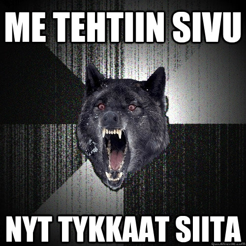 Me tehtiin sivu nyt tykkaat siita  Insanity Wolf