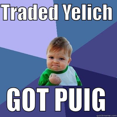 TRADED YELICH  GOT PUIG Success Kid