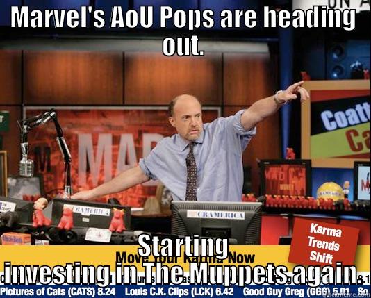 MARVEL'S AOU POPS ARE HEADING OUT. STARTING INVESTING IN THE MUPPETS AGAIN. Mad Karma with Jim Cramer