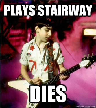 Plays Stairway Dies  School of Rock Freshman