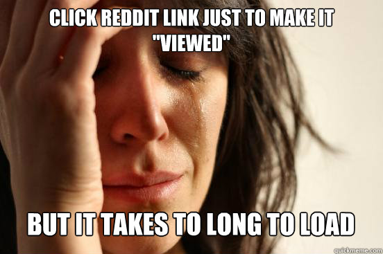 click reddit link just to make it 