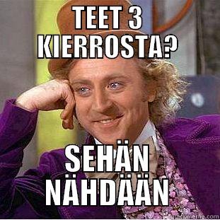 TEET 3 KIERROSTA? SEHÄN NÄHDÄÄN Creepy Wonka