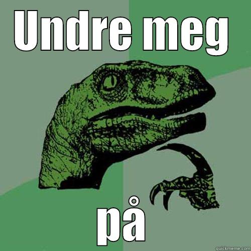 UNDRE MEG PÅ Philosoraptor
