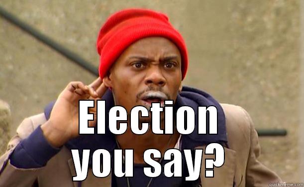  ELECTION YOU SAY? Misc