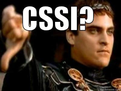 CSSI?  Downvoting Roman