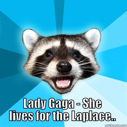  LADY GAGA - SHE LIVES FOR THE LAPLACE.. Lame Pun Coon