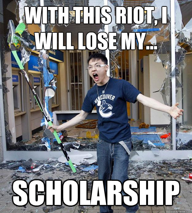 With this riot, I will lose my... Scholarship - With this riot, I will lose my... Scholarship  Misc
