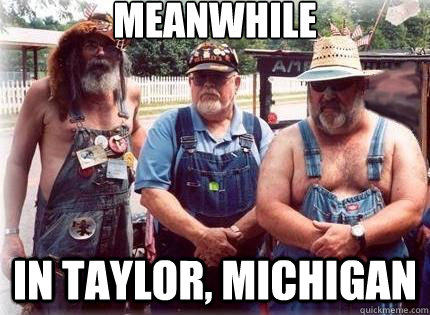 MEANWHILE in taylor, michigan  Hillbilly Developers