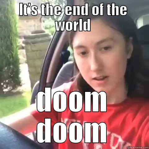 IT'S THE END OF THE WORLD DOOM DOOM Misc