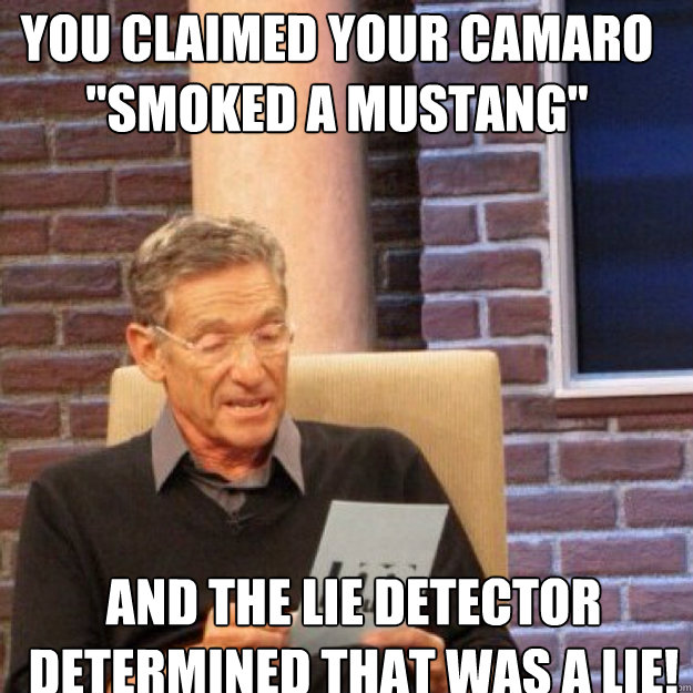 You claimed your camaro 