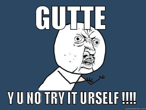 GUTTE Y U NO TRY IT URSELF !!!! Y U No