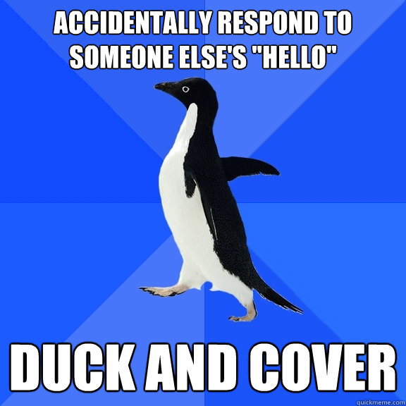 Accidentally respond to someone else's 