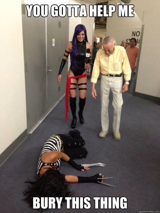 you gotta help me bury this thing - you gotta help me bury this thing  Stan Lee Help Me Bury This