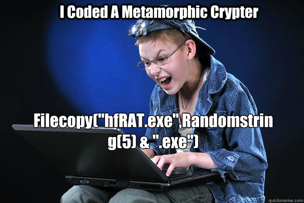 I Coded A Metamorphic Crypter Filecopy(
