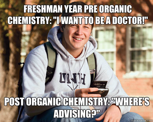 Freshman Year Pre Organic Chemistry: 