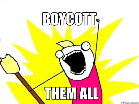 Boycott  THEM ALL  X All The Things