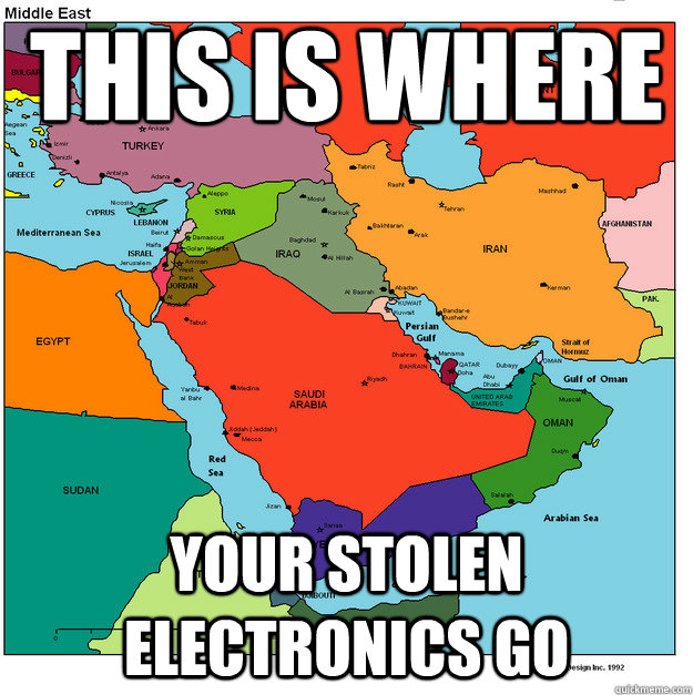 this is where your stolen electronics go - this is where your stolen electronics go  From what Ive seen on Reddit