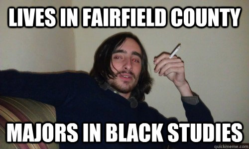 Lives in Fairfield county majors in black studies  
