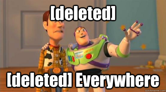 [deleted] [deleted] Everywhere  Buzz Glitter