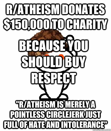 r/atheism donates $150,000 to charity 