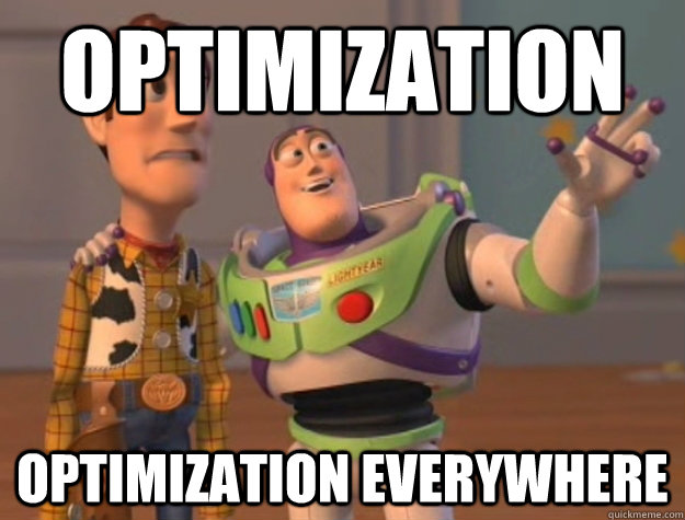 OPTIMIZATION OPTIMIZATION EVERYWHERE  optimization