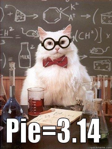  PIE=3.14 Chemistry Cat