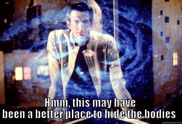   HMM, THIS MAY HAVE BEEN A BETTER PLACE TO HIDE THE BODIES  Bad Luck Brian