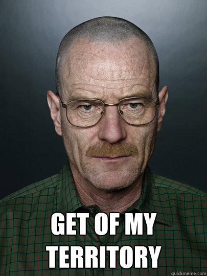  Get of my territory   Advice Walter White