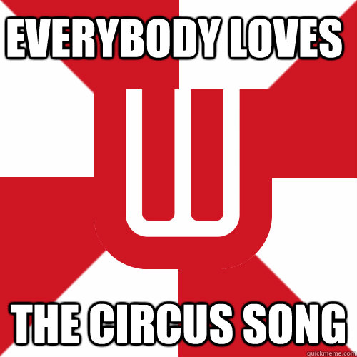 Everybody loves the circus song - Everybody loves the circus song  UW Band