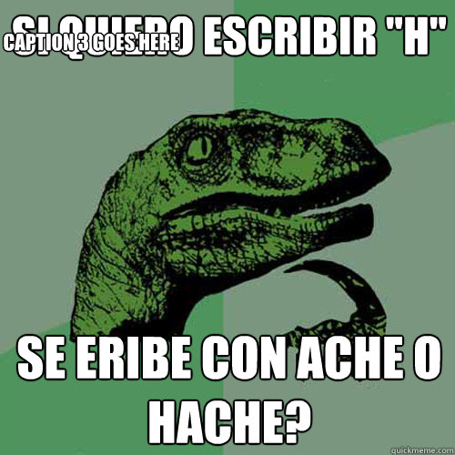 Si quiero escribir 