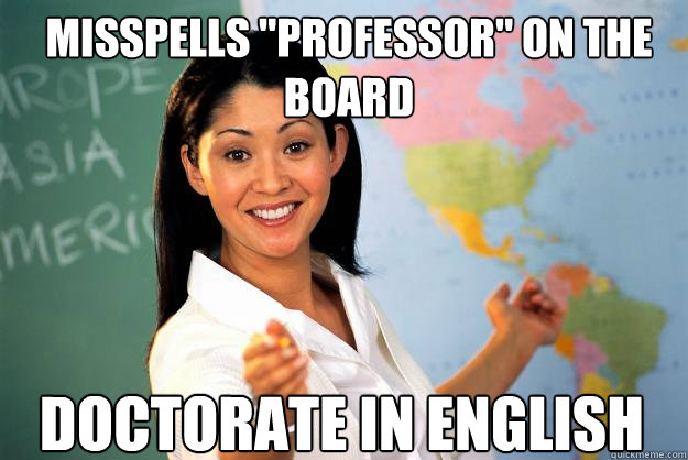 misspells 