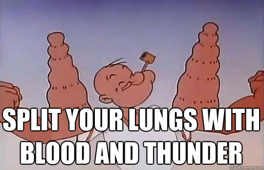 SPLIT YOUR LUNGS WITH BLOOD AND THUNDER - SPLIT YOUR LUNGS WITH BLOOD AND THUNDER  4chan you dickhead