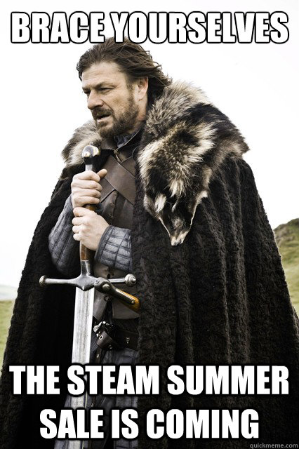 Brace Yourselves The Steam Summer Sale is Coming  Steam Summer Sale