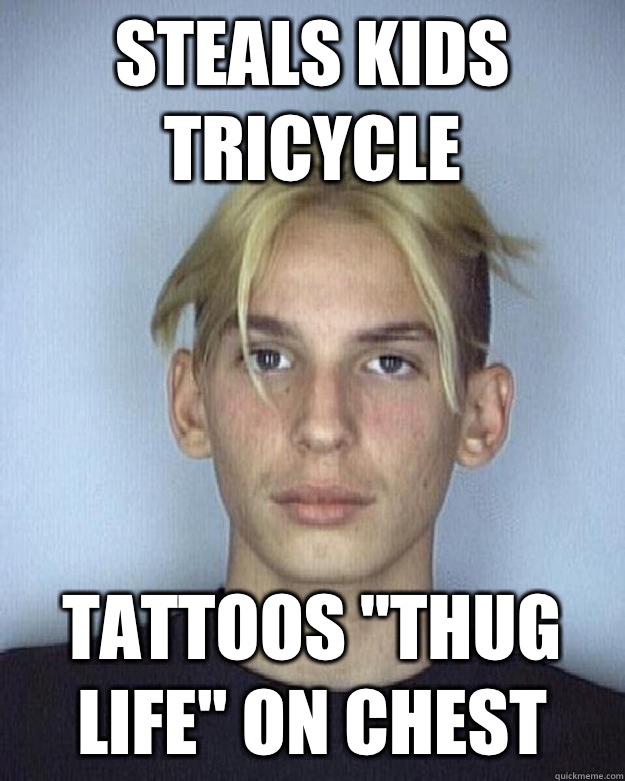 Steals kids tricycle Tattoos 