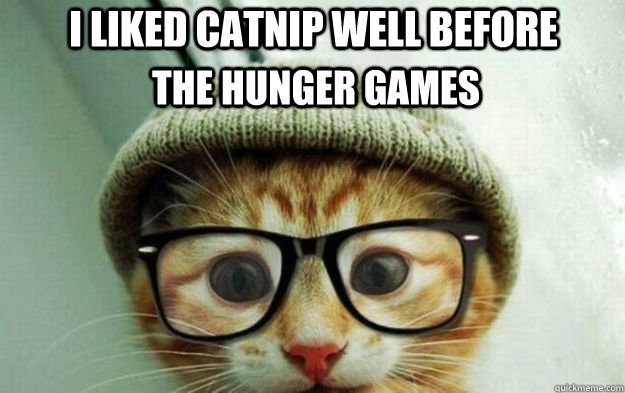 I liked Catnip well before The Hunger Games  