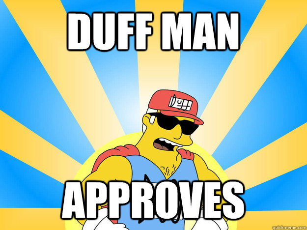 DUFF MAN APPROVES - DUFF MAN APPROVES  Christian Duffman