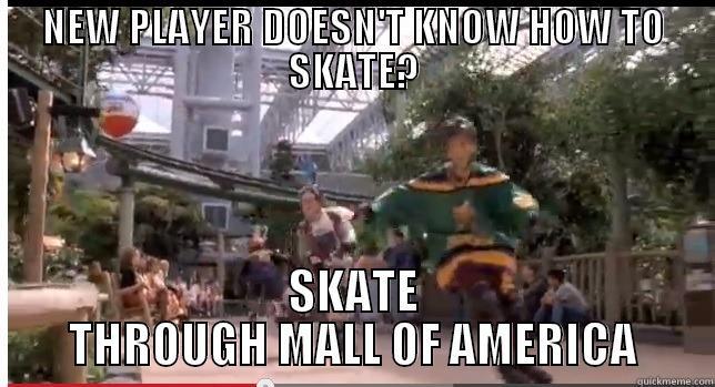 NEW PLAYER DOESN'T KNOW HOW TO SKATE? SKATE THROUGH MALL OF AMERICA Misc