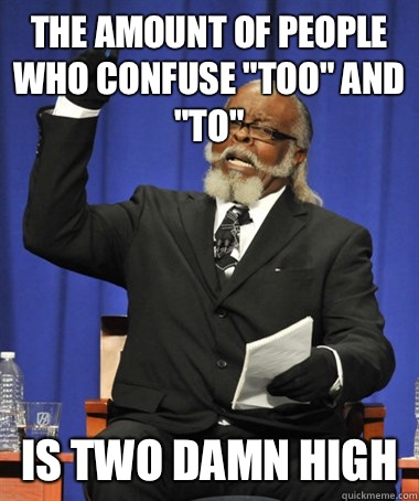 The amount of people who confuse 