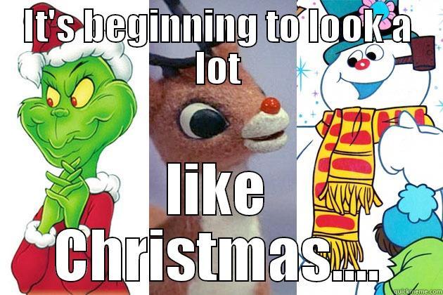 IT'S BEGINNING TO LOOK A LOT LIKE CHRISTMAS.... Misc