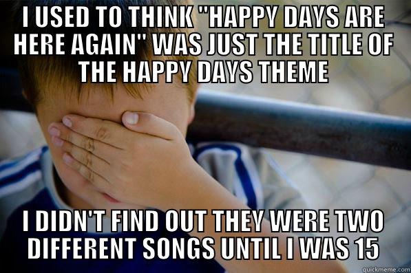 I USED TO THINK 