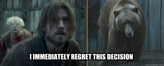 I immediately regret this Decision - I immediately regret this Decision  Jamie-Anchorman