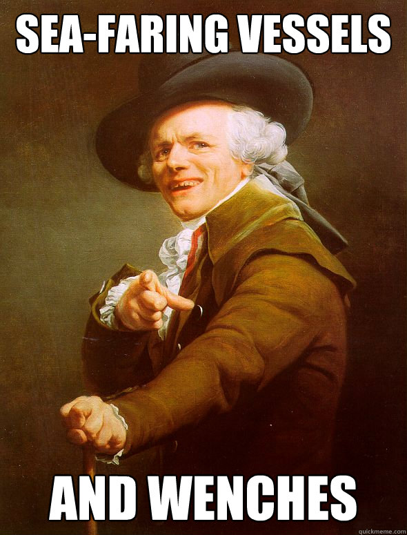 Sea-faring vessels and wenches  Joseph Ducreux