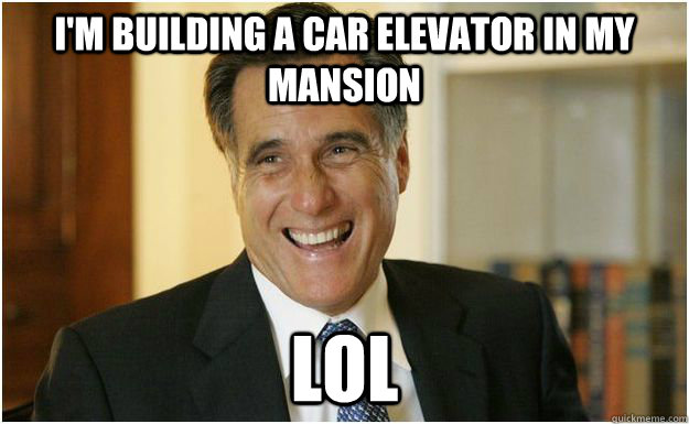 I'm building a car elevator in my mansion LOL  