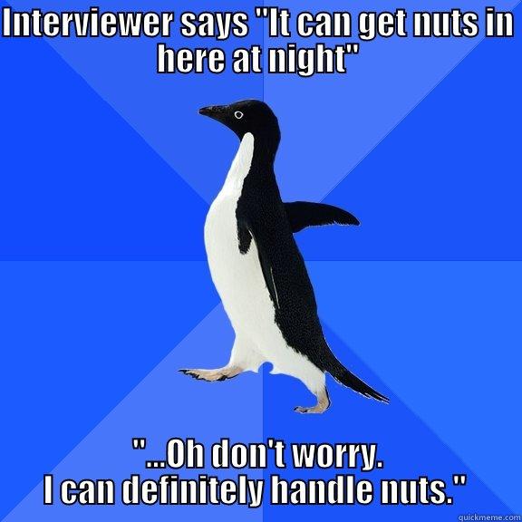 INTERVIEWER SAYS 