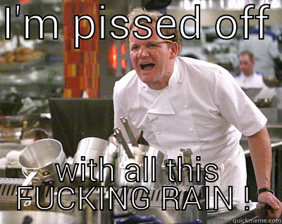 I'M PISSED OFF  WITH ALL THIS FUCKING RAIN !  Chef Ramsay